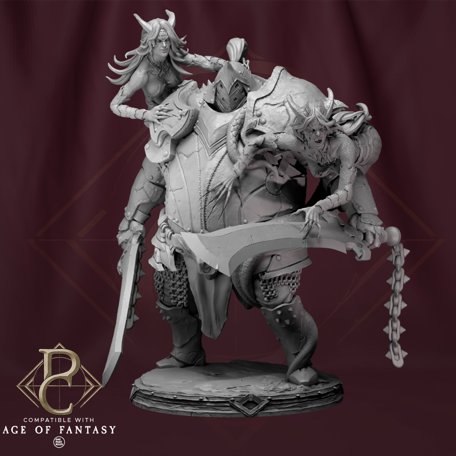 Fathon and the Scylas - 3 SIZES